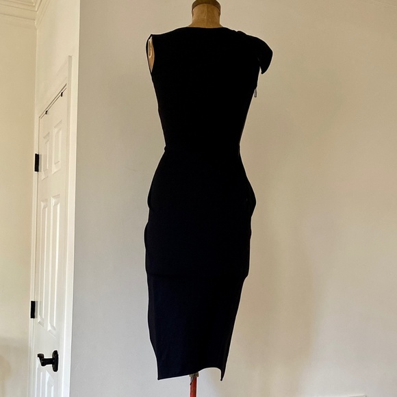 Maticevski Black Connector Slash Effect Cocktail Dress size S - Picture 12 of 16